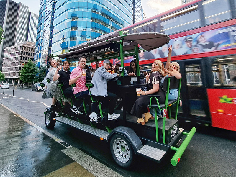 Shoreditch beer bike