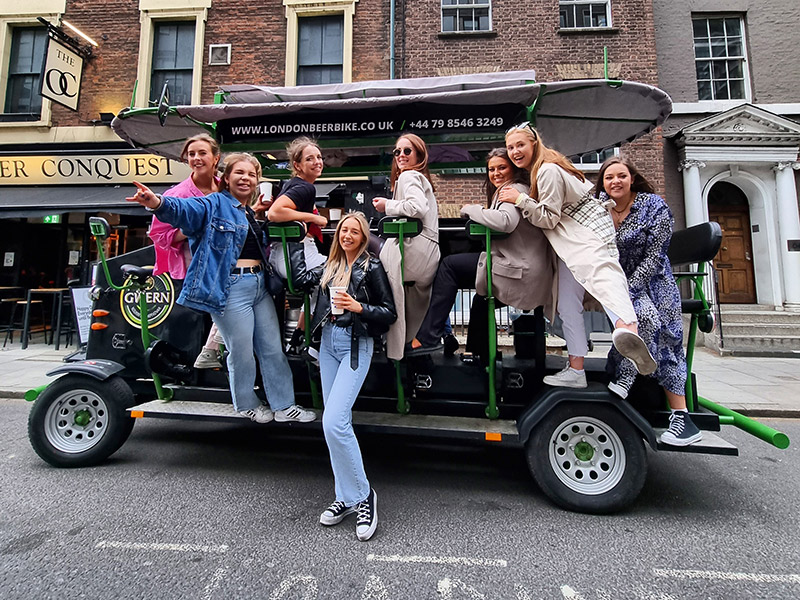 London Beer Bike tour