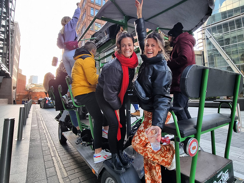 London stag party on the bike